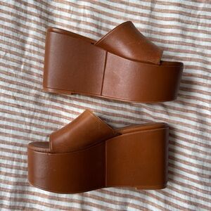 ALOHAS Brown Platforms Size 37